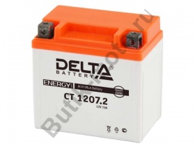 Гелевый аккумулятор Delta CT 1207.2 12V/7Ah (YTZ7S)