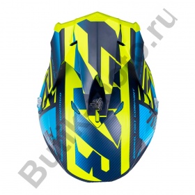 Шлем FXR Blade 2.0 Carbon Race Div Blue/Hi Vis/Navy 2XL