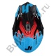 Шлем кроссовый JUST1 J38 Mask синий/красный/черный, L	