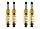 Комплект газовых амортизаторов FOX с усиленныими пружинами 4шт BRP/CanAm G2 Outlander/Renegade 1000/800/650/500 2012+ 715001471